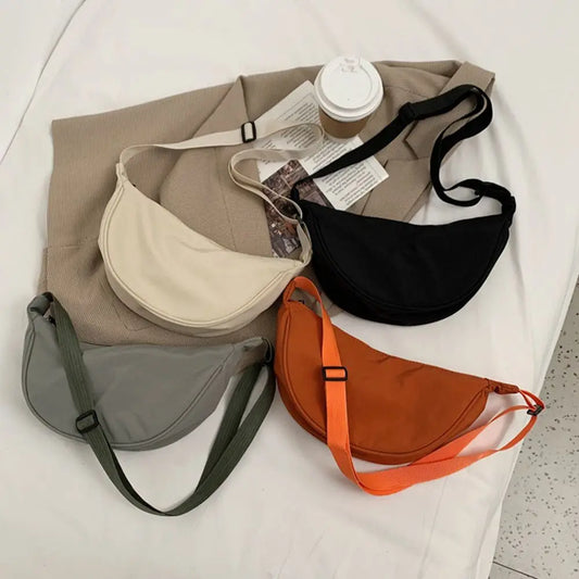 Bolso Casual de Nylon para Mujer: Hobo, Crossbody y Bandolera