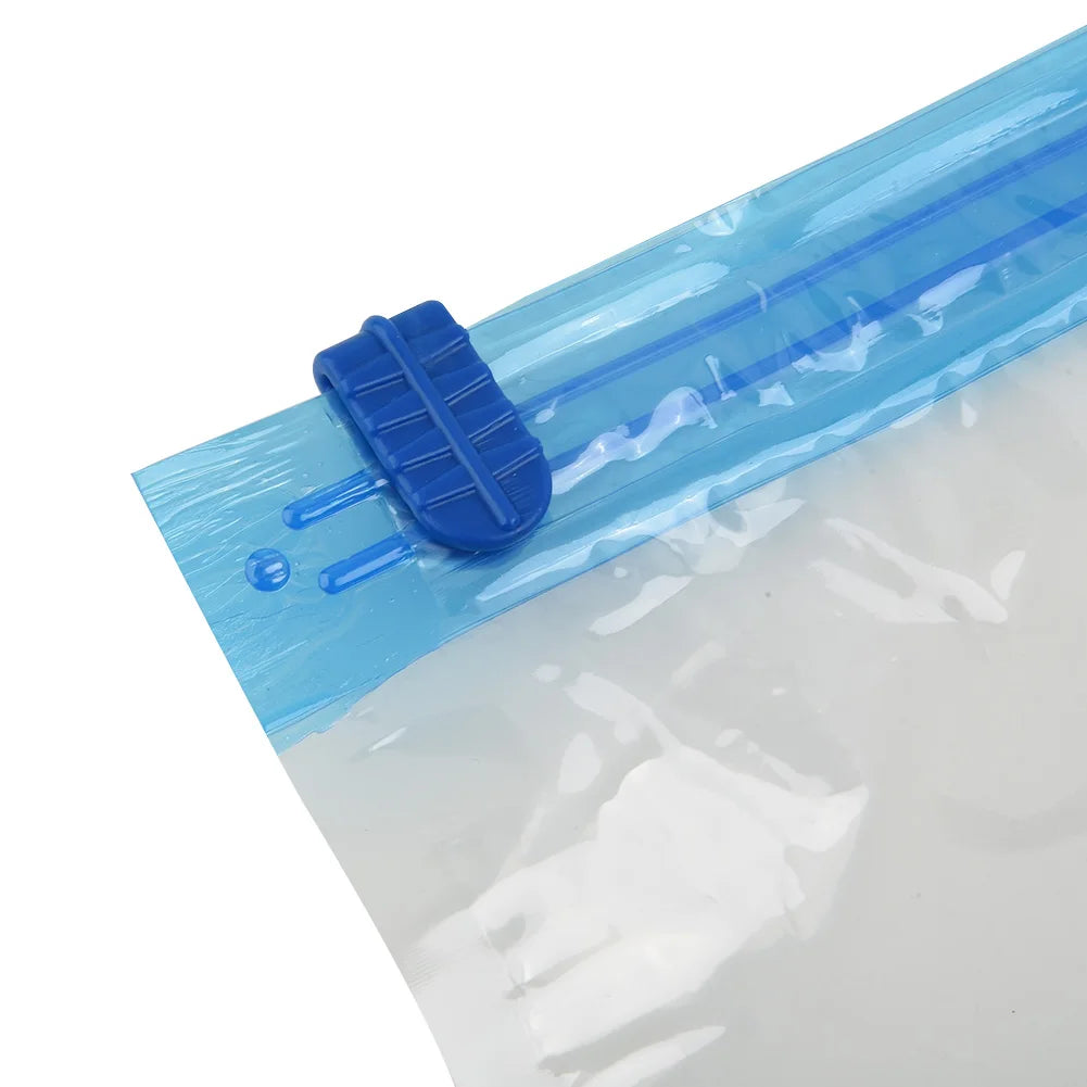 Bolsas de Almacenamiento al Vacío con Válvula | Bolsas Transparentes y Plegables para Ropa, Toallas y Artículos Voluminosos | Organizador de Viaje y Sello de Compresión