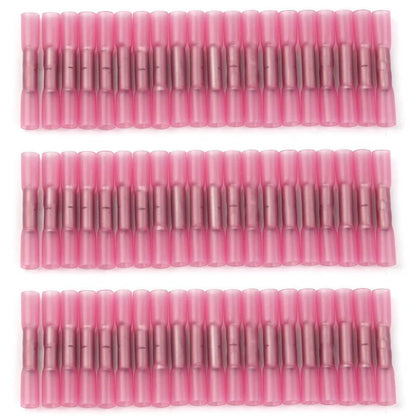 Conectores Termocontraíbles Impermeables - 20/50 PCS de Terminales Crimpados Aislados para Cables Eléctricos 22-18 AWG