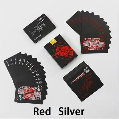 1 Pieza de Cartas de Póker Impermeables de Plástico PET - Ideal para Juegos de Mesa en Halloween, Día de Acción de Gracias y Navidad