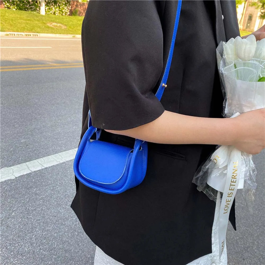 Mini Bolso Cruzado de Diseñador para Mujer, de Cuero PU, Diseño Moderno y Elegante