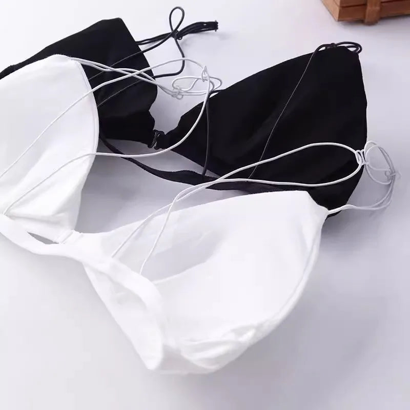 Sujetador Sin Costuras con Hebilla Frontal para Mujer | Sexy Bralette en V Profundo