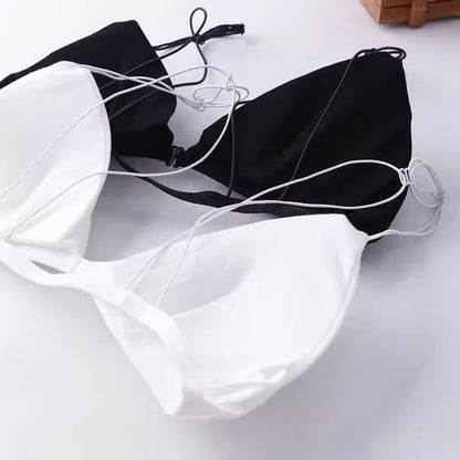 Sujetador Sin Costuras con Hebilla Frontal para Mujer | Sexy Bralette en V Profundo