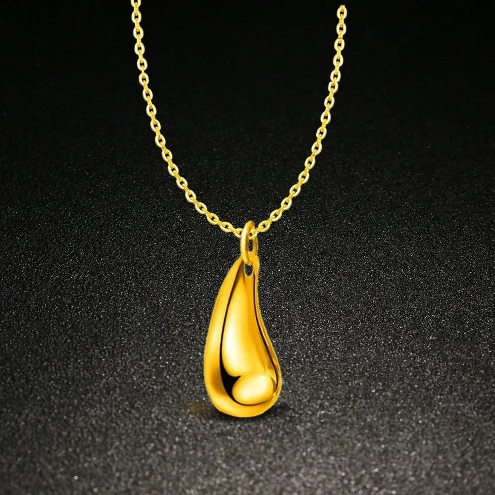 Juego de Joyas de Gota de Agua Personalizadas (4 Piezas)