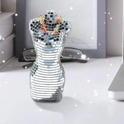 Espejo con Forma de Cuerpo para Mujer – Bola de Discoteca Decorativa para Fiestas