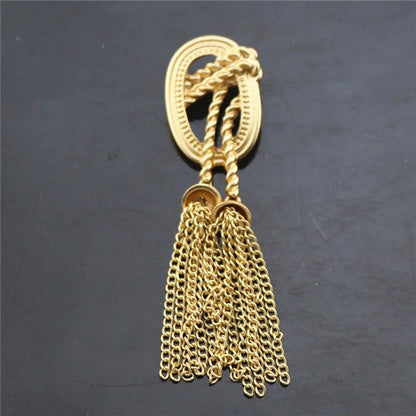 Broche Clásico de Acrílico y Aleación de Zinc para Mujer - Accesorio de Moda con Tema de Belleza