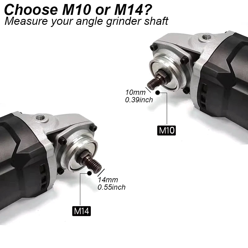Convertidor Multifuncional para Amoladora Angular - Adaptador de Hoja de Sierra Oscilante M10 M14 Tipo 100 115 125