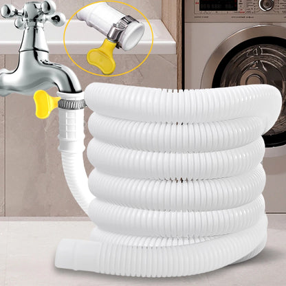 Manguera de Drenaje de PVC de 300 cm para Lavadora - Tubo Plástico de Extensión para Aire Acondicionado y Grifo