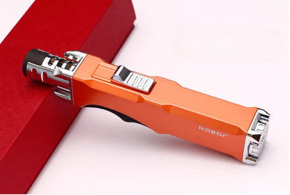 PISTOLA DE PULVERIZACIÓN de autodefensa a prueba de viento para mujer, soldadura inflable a prueba de viento, encendedor directo de alta potencia, encendedor multiselección