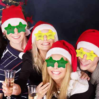 Gafas de Sol con Forma de Estrella para Mujer, Lentes sin Montura para Fiesta Disco, Recuerdo de Despedida de Soltera, Utilería para Fotos, Regalo para Invitados de Navidad, 12-60 Piezas