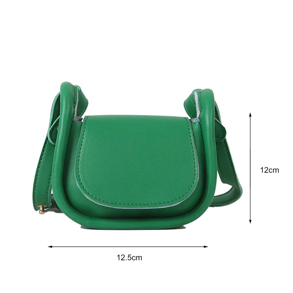 Mini Bolso Cruzado de Diseñador para Mujer, de Cuero PU, Diseño Moderno y Elegante