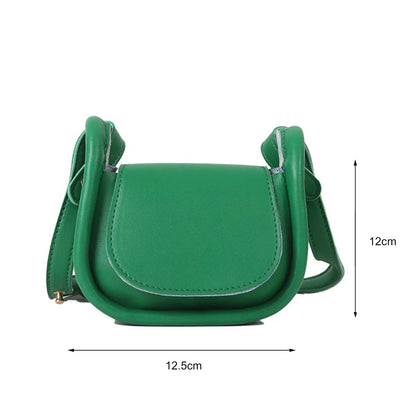 Mini Bolso Cruzado de Diseñador para Mujer, de Cuero PU, Diseño Moderno y Elegante
