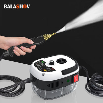 Limpiador de Vapor de Alta Temperatura - Esterilizador a Presión para Cocina, Automóviles y Hogar | 2500W, 900ml
