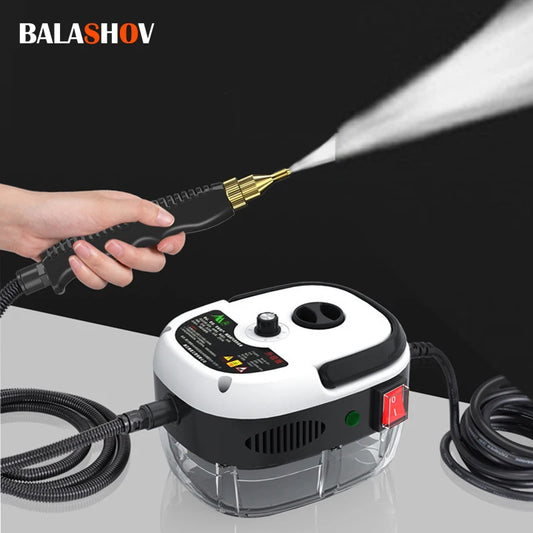 Limpiador de Vapor de Alta Temperatura - Esterilizador a Presión para Cocina, Automóviles y Hogar | 2500W, 900ml