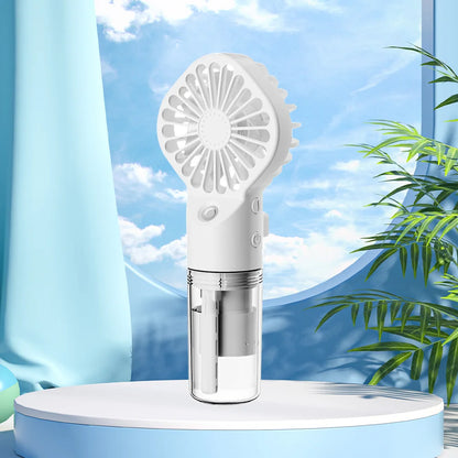 Mini Aire Acondicionado Portátil USB Recargable | Humidificador y Ventilador de Nebulización para Hogar/Oficina/Dormitorio