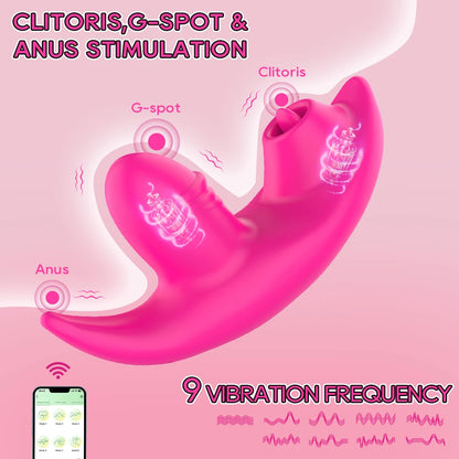 Bragas Vibradoras con Estimulador de Clítoris | Vibrador Portátil con Control por App y Carga USB
