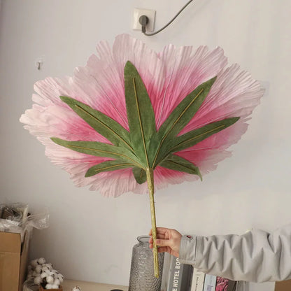 Flor de boda de seda Artificial grande, cabeza de peonía, flores gigantes para bricolaje, decoración de pared de fondo de flores, varios tamaños