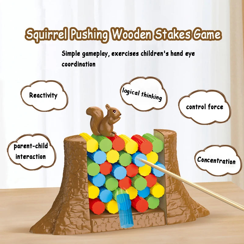 Juegos de mesa de torre de equilibrio para niños, desafío apilable, juegos de fiesta familiar Social, diversión lógica, juguetes interactivos novedosos