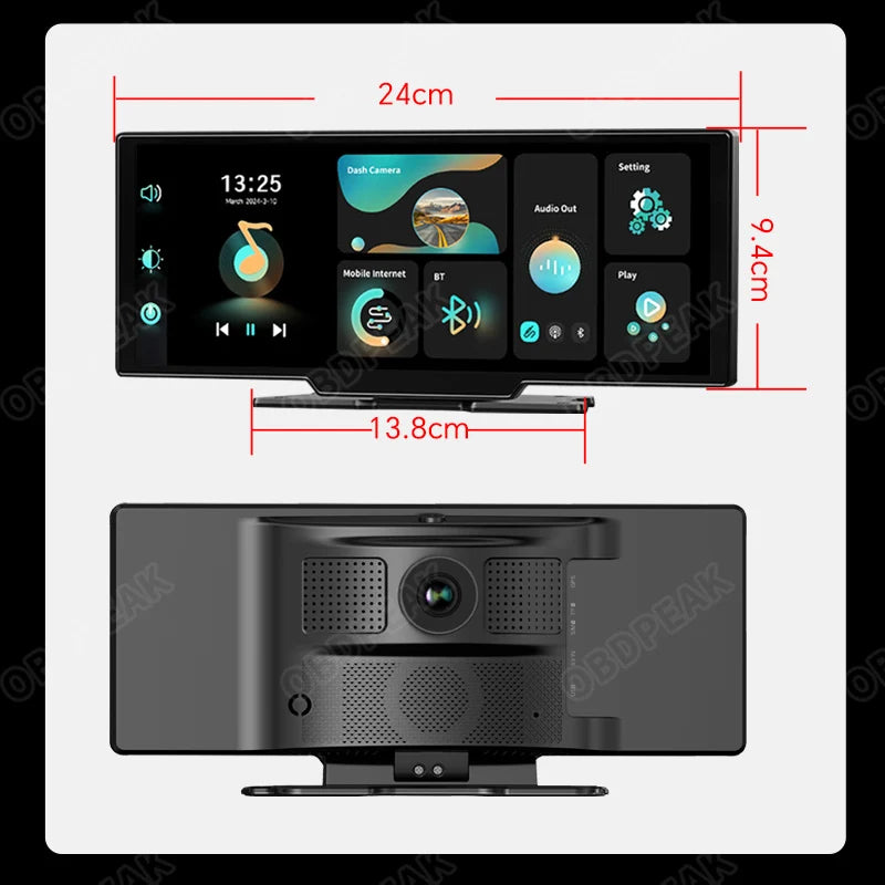 K2 2024 Dash Cam 4K 2160P - Cámara de Auto con Navegación GPS y Control por Voz