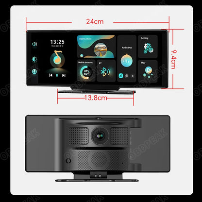 K2 2024 Dash Cam 4K 2160P - Cámara de Auto con Navegación GPS y Control por Voz