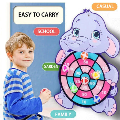 Juego de Dardos Montessori para Niños – Tablero de Dardos con Pelotas Adhesivas, Ideal para Niños y Niñas de 4 a 6 Años