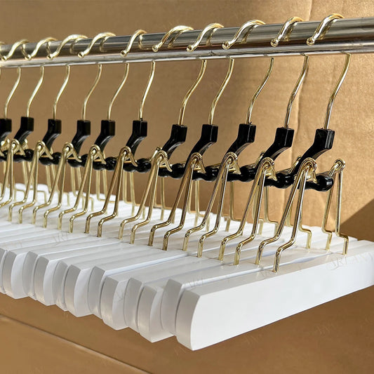 ARLANY-colgador de extensiones de pelo de madera, soporte de almacenamiento de doble cara para postizos, pantalones, percha para ropa, portador de pantalones, soporte para peluca