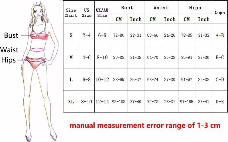 Bikini Alto Sexy para Mujeres | Traje de Baño de Dos Piezas de Verano, Espalda Descubierta, V-cuello en Negro