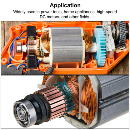 Conmutador Eléctrico para Motor 11 Tamaños 7/8/10/12 Dientes de Engranaje 4-10mm ID 11-23mm OD Accesorio de Cobre para Herramientas Eléctricas y Motores DC