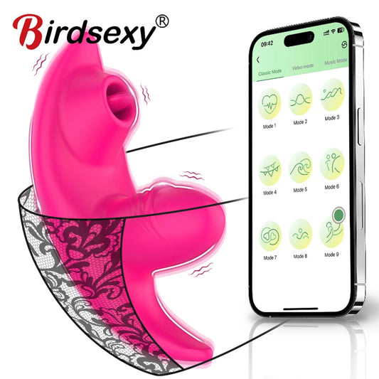 Bragas Vibradoras con Estimulador de Clítoris | Vibrador Portátil con Control por App y Carga USB