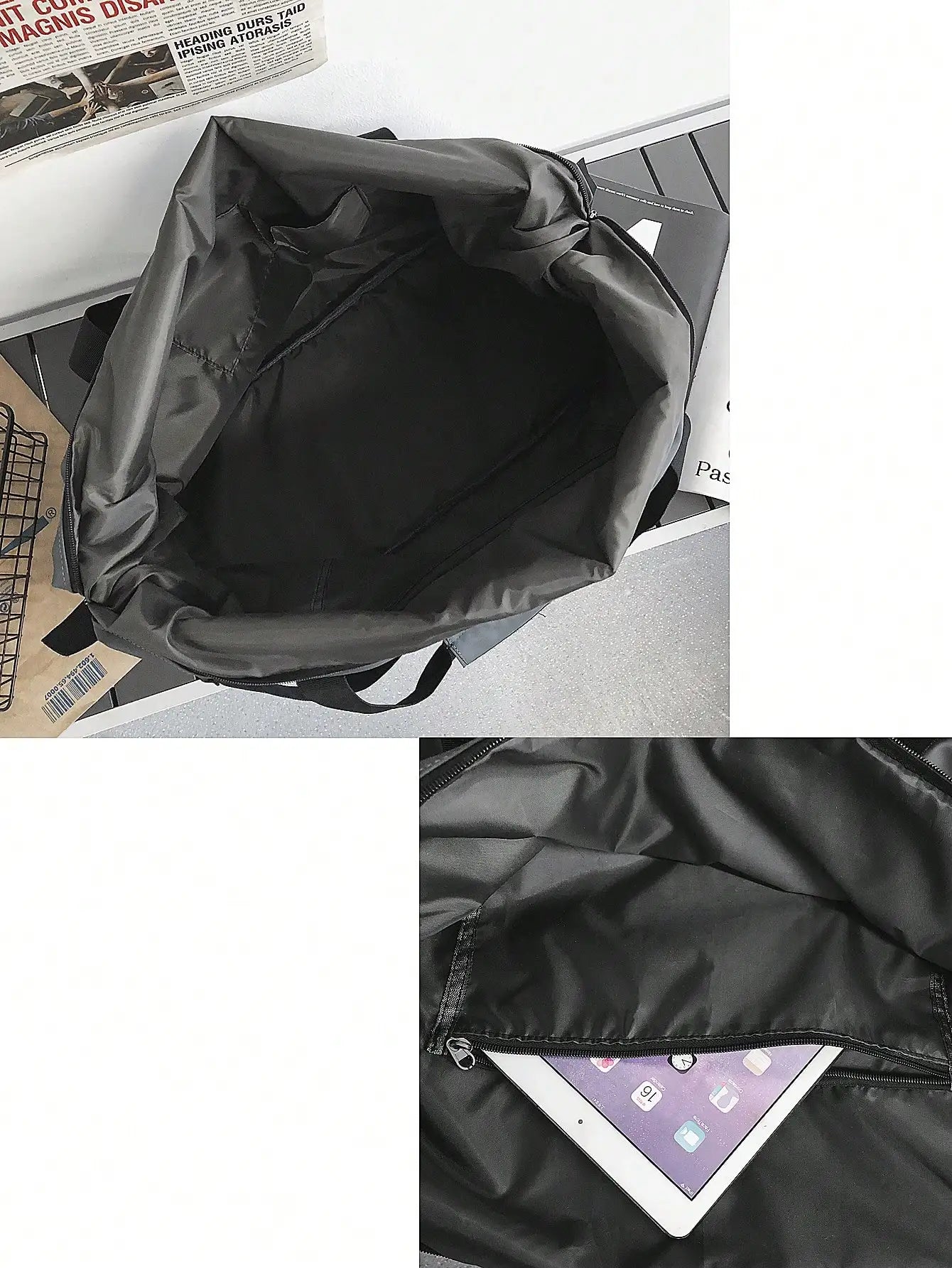 Bolsa de Viaje de Mano con Gran Capacidad, Bolsa Deportiva y de Fitness Ligera, Bolsa Crossbody para Viajes y Almacenaje