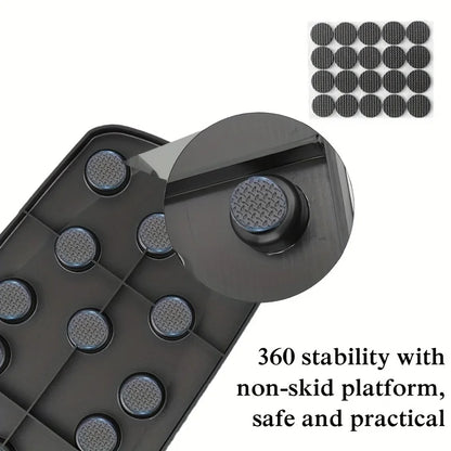 Juego de Tablero de Realce Portátil - Barra Multifuncional de Fitness Plegable para Entrenamiento Completo
