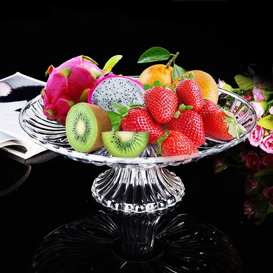 Soporte de Exhibición para Cupcakes y Pasteles – Plato Reutilizable de Acrílico a Prueba de Roturas, Ideal para Postres y Frutas, Transparente/Dorado/Gris