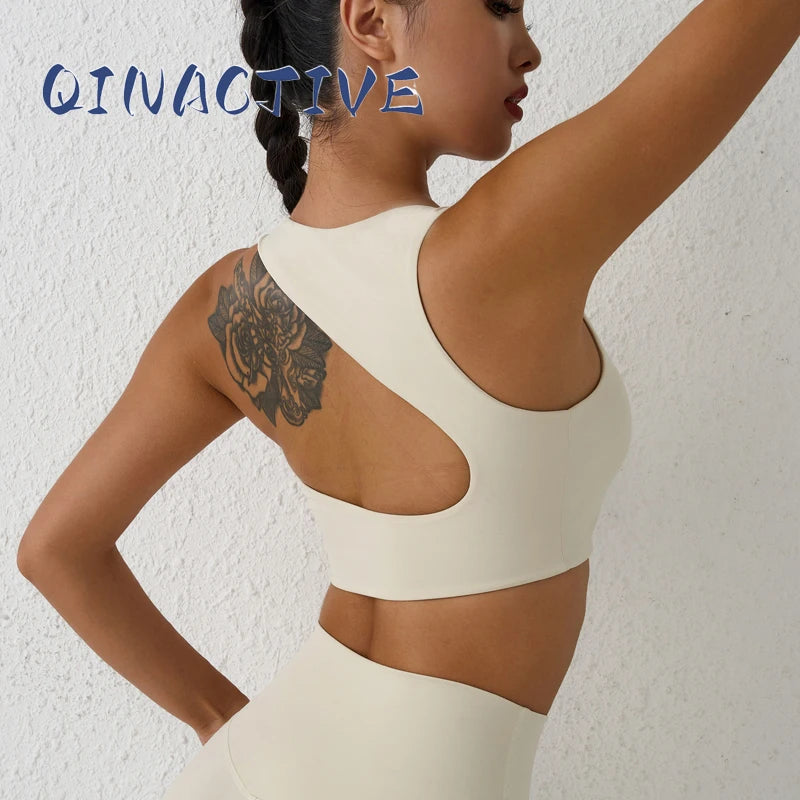 Top Corto Deportivo para Mujer con Espalda Descubierta, Sujetador Fitness a Prueba de Golpes, Ideal para Gimnasio y Yoga