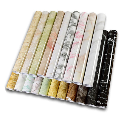 Pegatinas de Pared de Vinilo para Cocina | Papel Tapiz Autoadhesivo de Mármol, Impermeable y Resistente al Calor