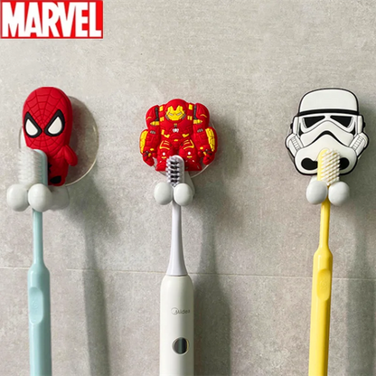 Soporte para Cepillos de Dientes Disney Stitch, Mickey y Minnie Mouse | Estante de Pared para Niños con Figuras de Frozen y Spiderman, Juguete de Baño y Cocina