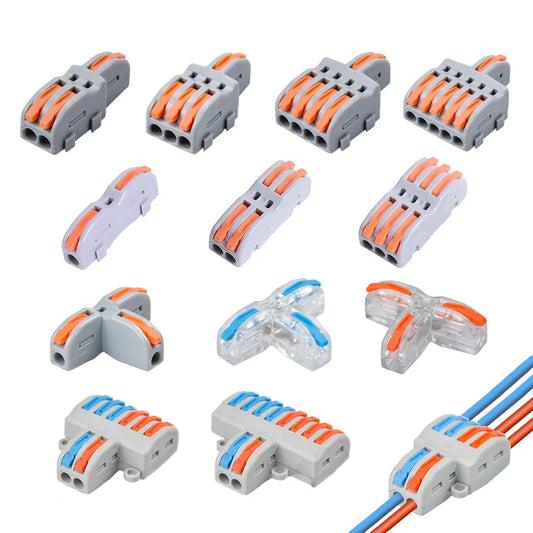 Conectores Eléctricos Rápidos 1 en Múltiples Salidas - Universal Compact Splitter (1/5/10 PCS)