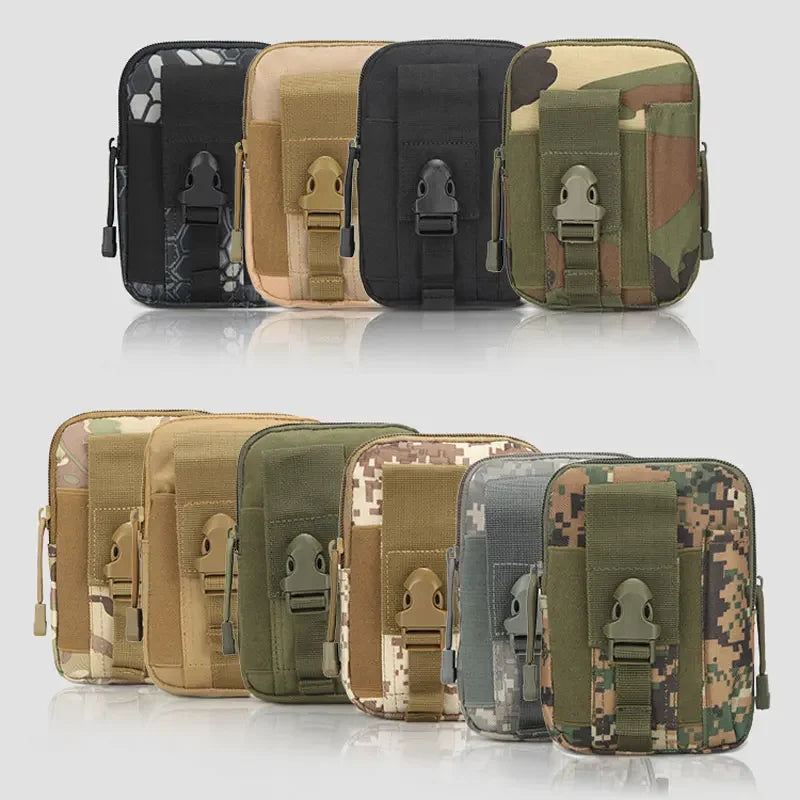 Bolsa de Cintura para Teléfono Móvil: Impermeable, Nylon Multifuncional, Bolsa Casual para Hombre