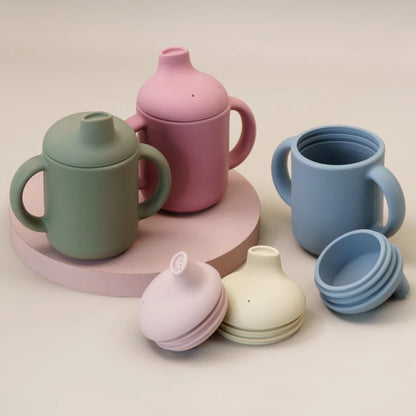 Taza de Alimentación para Bebé Portátil | Botella de Aprendizaje para Recién Nacidos, Taza de Silicona para Niños, Accesorios para Bebés