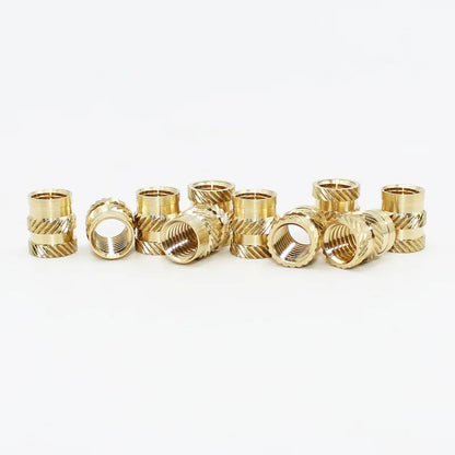 Tuercas de Inserción de Latón para Impresoras 3D | M2, M3, M4, M5, M6 | Molding Térmico y Doble Inyección