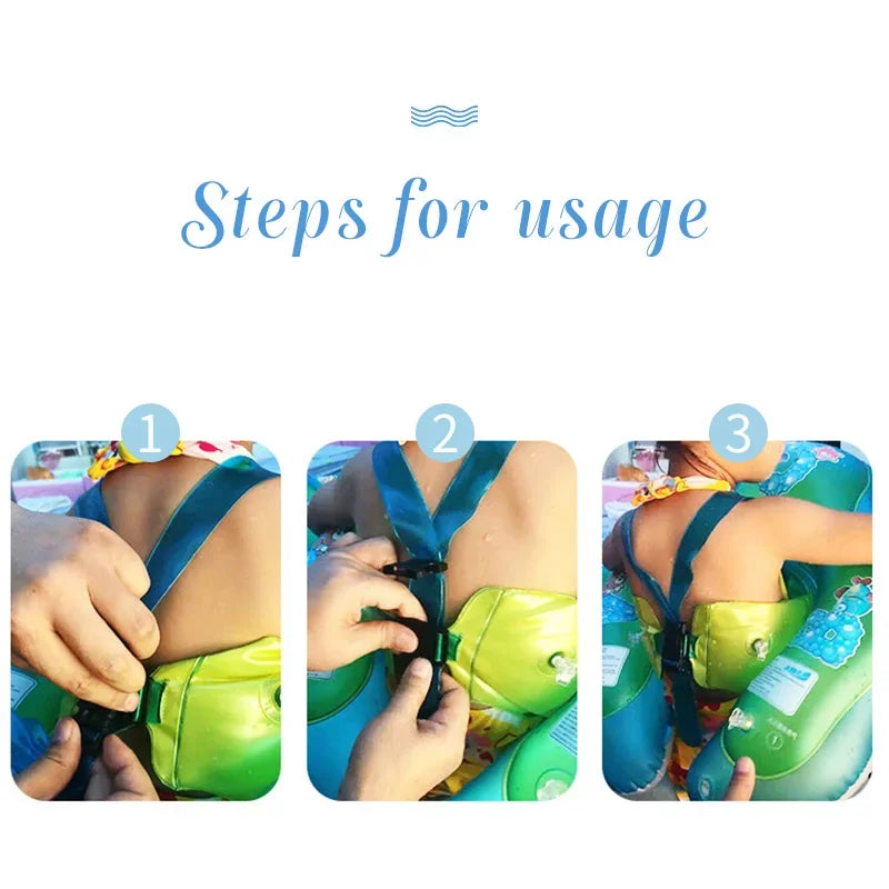 Aro de Natación para Bebé - Flotador Inflable Infantil de Dibujos Animados para Piscina, Anillo de Baño, Salvavidas Portátil