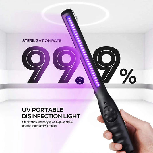 Lámpara de Esterilización Ultravioleta LED Recargable para el Hogar, Desinfección y Esterilización