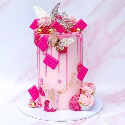 12 Piezas de Decoración para Pastel en Forma de Mariposas  - Toppers para Pastel de Cumpleaños, Bodas y Baby Showers