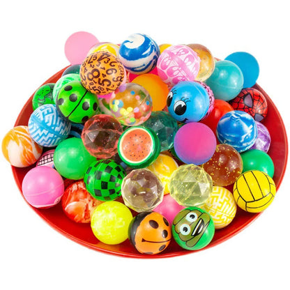Set de Pelotas de Goma Elástica 30MM – Bouncing Balls en Colores Surtidos, Ideal para Sorpresas y Máquinas Expendedoras