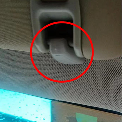 Clip Soporte para Parasoles de Coche para Chevrolet Spark 2011-2020, Gris, Accesorio de Sombra Solar