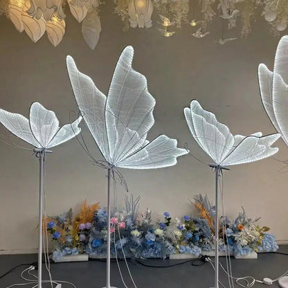 Decoración Colgante de Alas de Mariposa Brillantes para Navidad - Ideal para Bodas, Hoteles, Fiestas de Año Nuevo y Cumpleaños