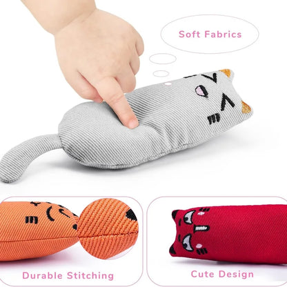 Juguete con Sonido Rustle Catnip: Producto para Gatos, Juguetes Adorables para Gatos y Gatitos para Moler Dientes, Peluche para Gatos Almohada para Pulgar, Accesorios para Mascotas
