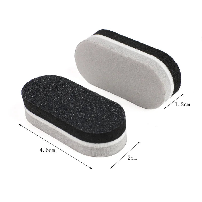 Juego de Limas de Uñas Mini - 10/20/40 Piezas de Bloques de Esponja Doble Color para Manicura y Pedicura - Herramientas de Gel y Accesorios