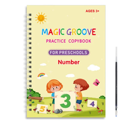 Cuaderno Mágico Reutilizable para Niños - Juguete Educativo Montessori de Escritura y Dibujo