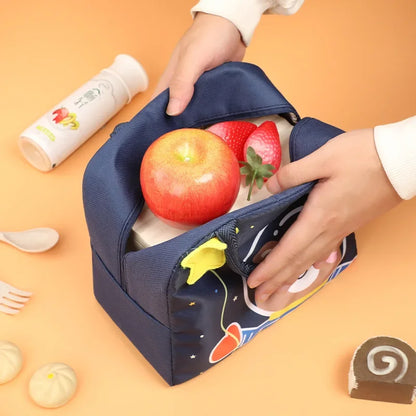 Kawaii Bolsa Térmica Portátil para Frigorífico - Bolsa Insulada para Almuerzo de Mujeres y Niños, Caja Térmica Escolar, Pequeña Bolsa de Enfriamiento y Conservación