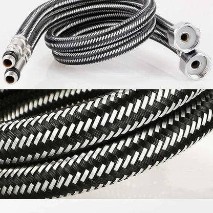 Manguera de Acero Inoxidable Trenzada de Nylon G1/2'' para Grifo de Lavabo de Cocina y Baño - Resistente a Alta Temperatura